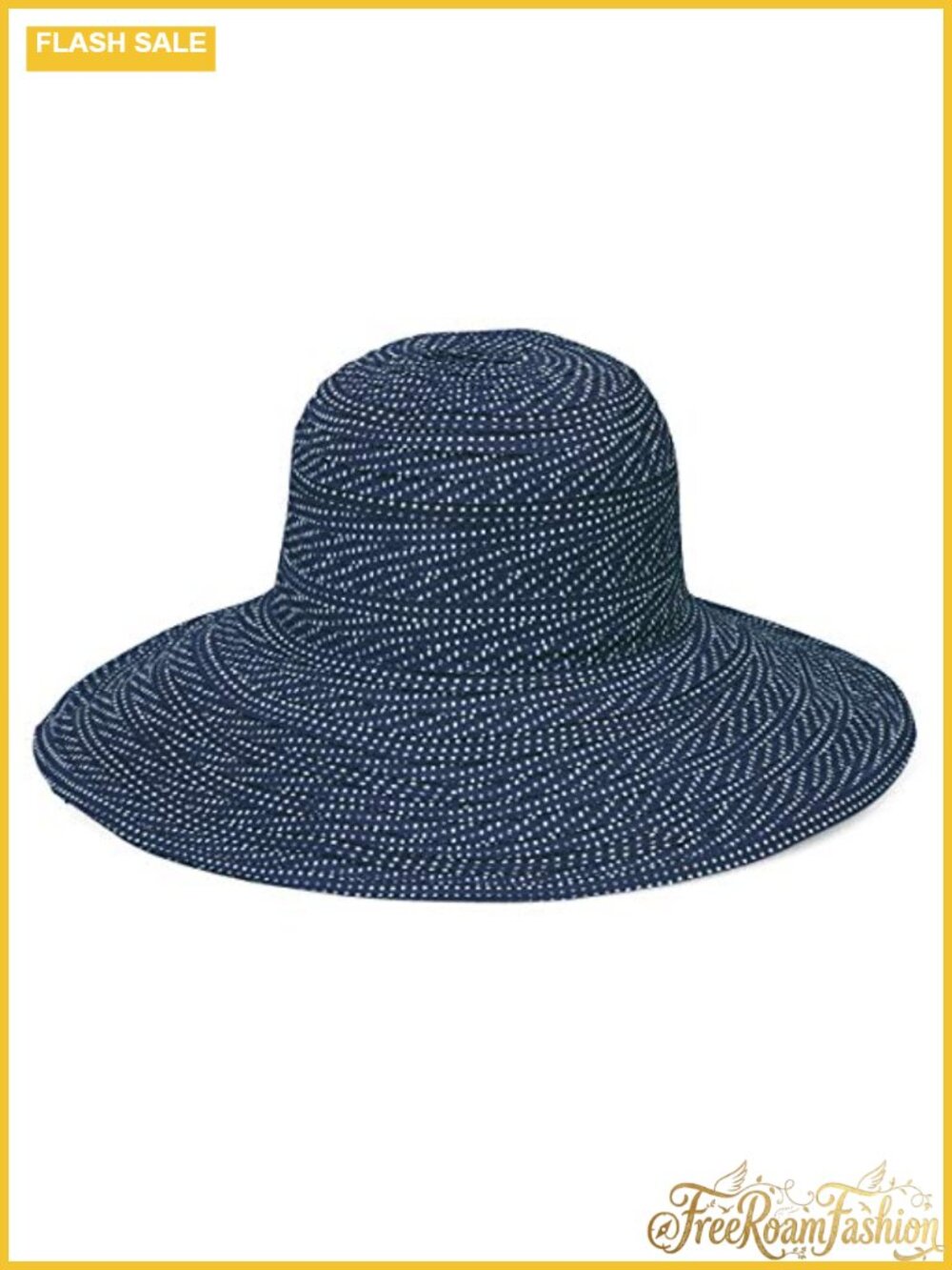 Women's Scrunchie Sun Hat UPF 50+ Packable Adjustable Wide Brim